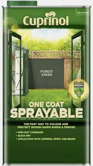 Cuprinol| One Coat Sprayable- Forest Green- 5L