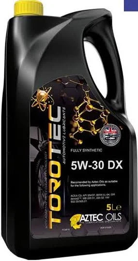 3 x 1L| Torotec| 5W-30 DX Fully Synthetic Oil