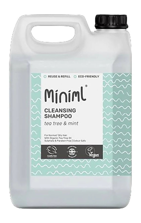 Miniml| Cleansing Shampoo- Tea Tree & Mint- 5L