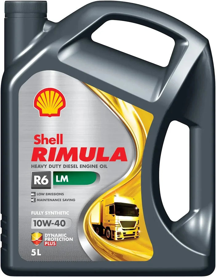 Shell|Rimula-R6 LM 10W-40-Heavy Duty Engine Oil-5L
