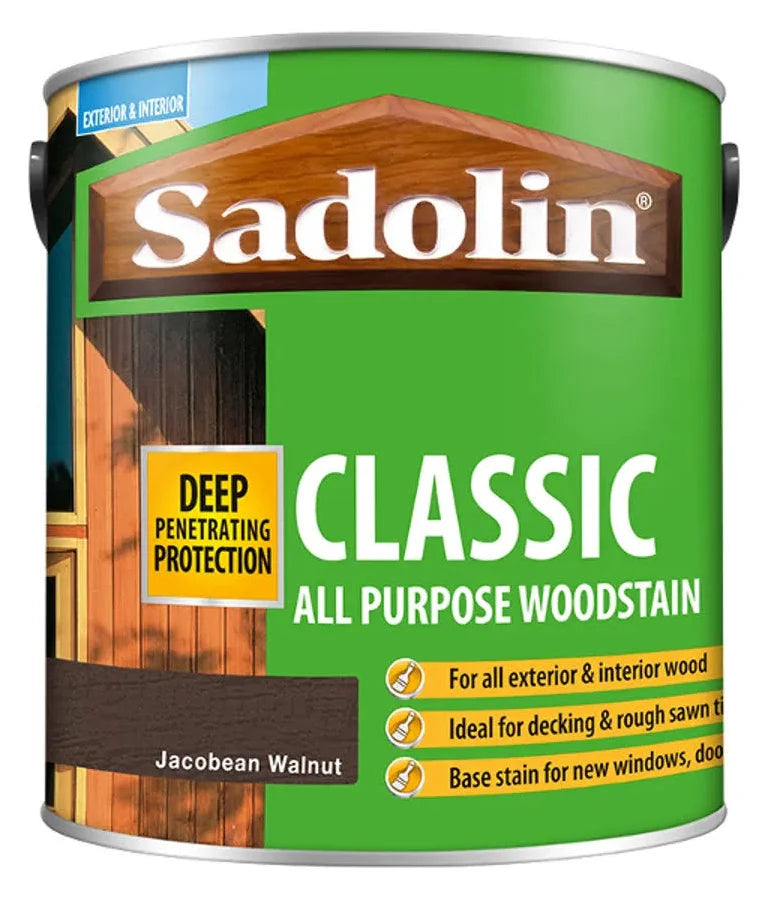 Sadolin| Classic Woodstain-Jacobean Walnut-2.5L