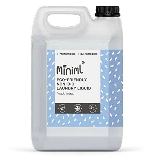Miniml| Non Bio Laundry Liquid- Fresh Linen-5L