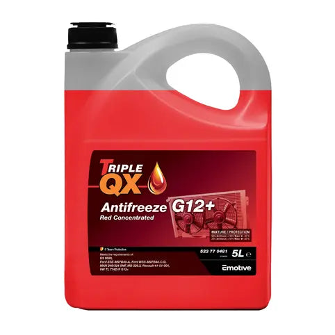 Triple QX- Coolant G12+ - Red Ready Mixed- 5L