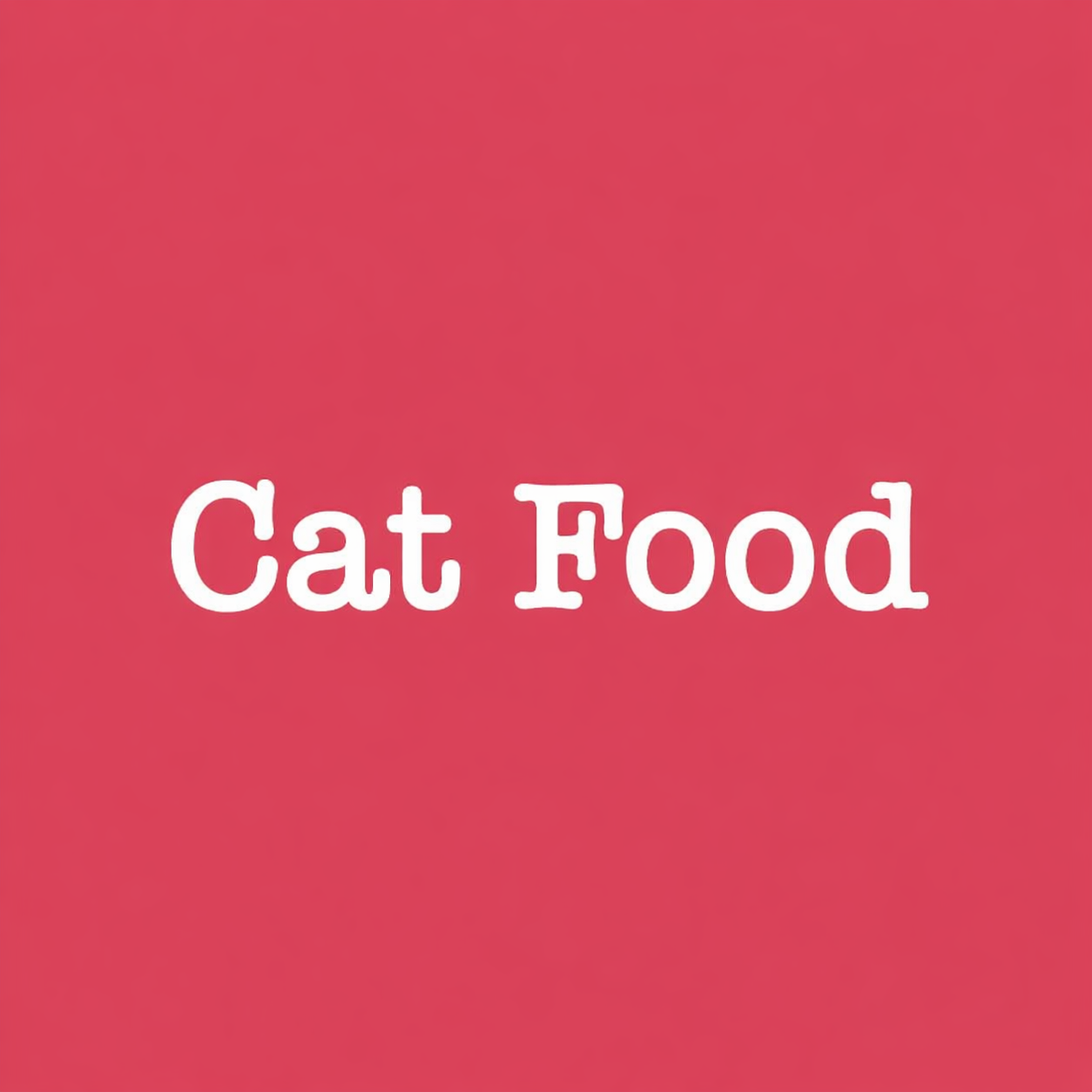 Cat Food