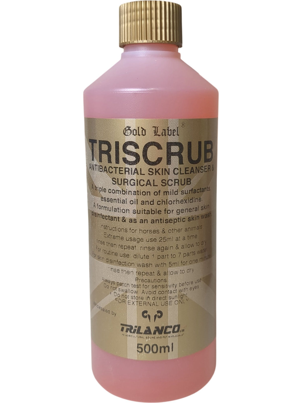 Gold Label | Triscrub Antibacterial Skin Cleanser & Surgical Scrub | 500ml