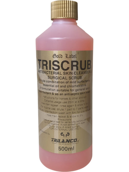 Gold Label | Triscrub Antibacterial Skin Cleanser & Surgical Scrub | 500ml