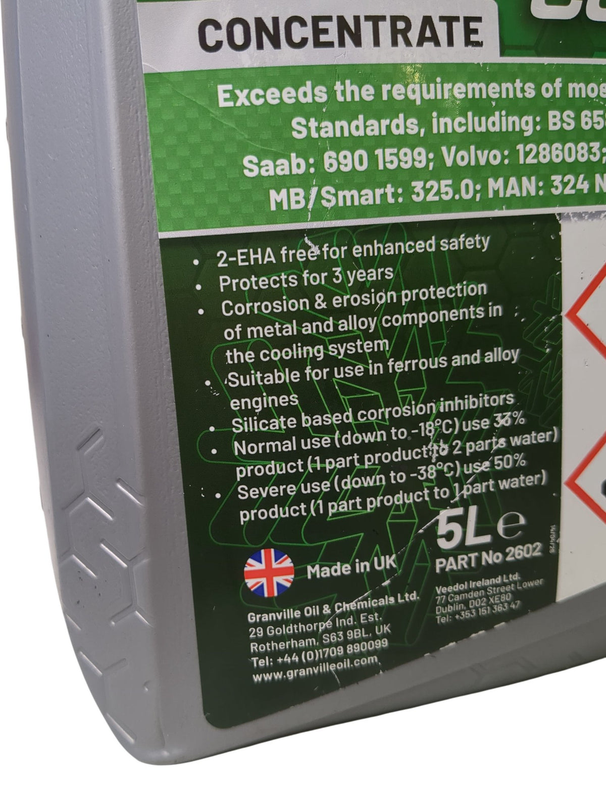Granville | Zerocol 48 Antifreeze & Coolant | 5L