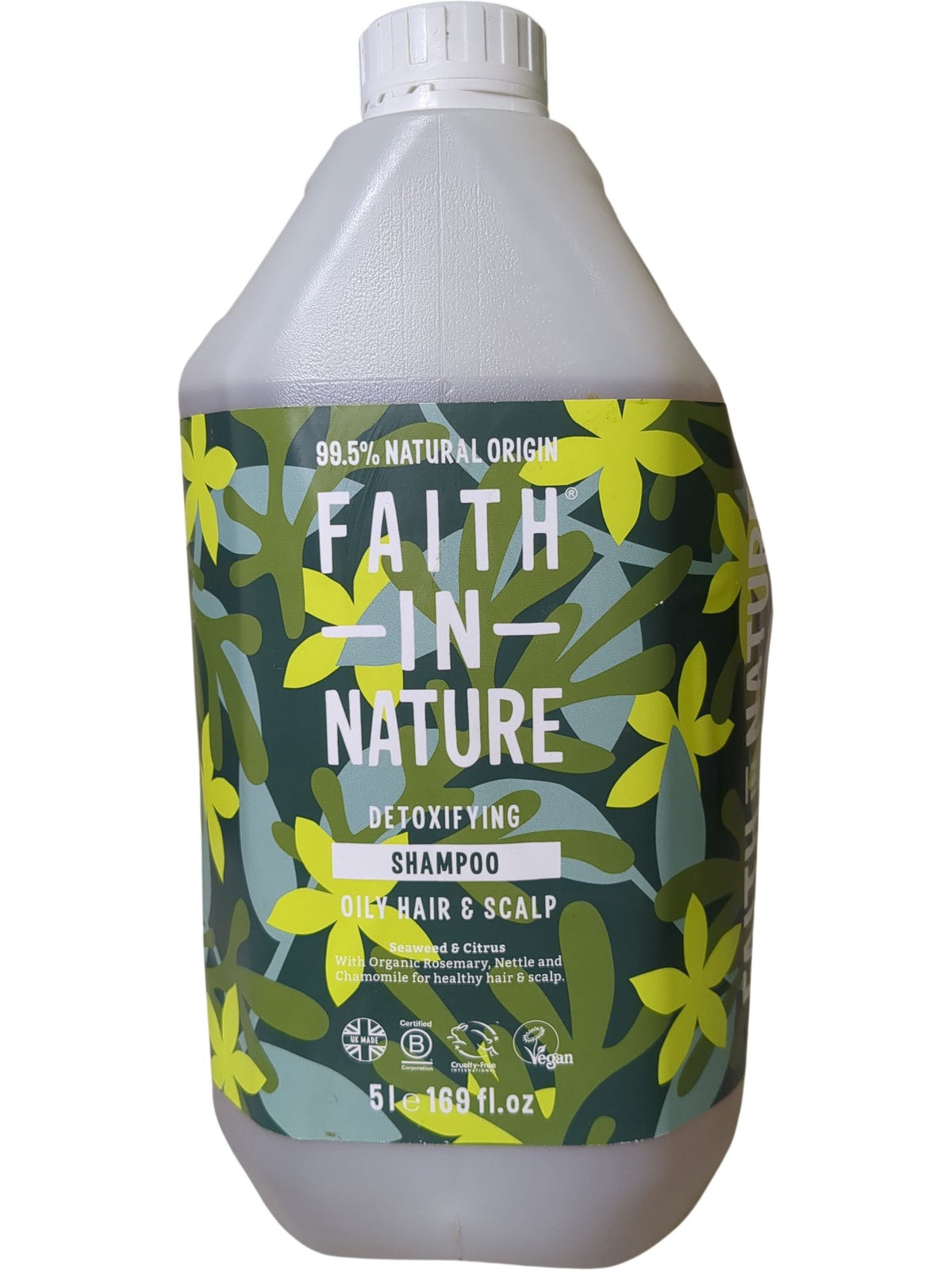 Faith In Nature | Detoxifying Shampoo | 5L