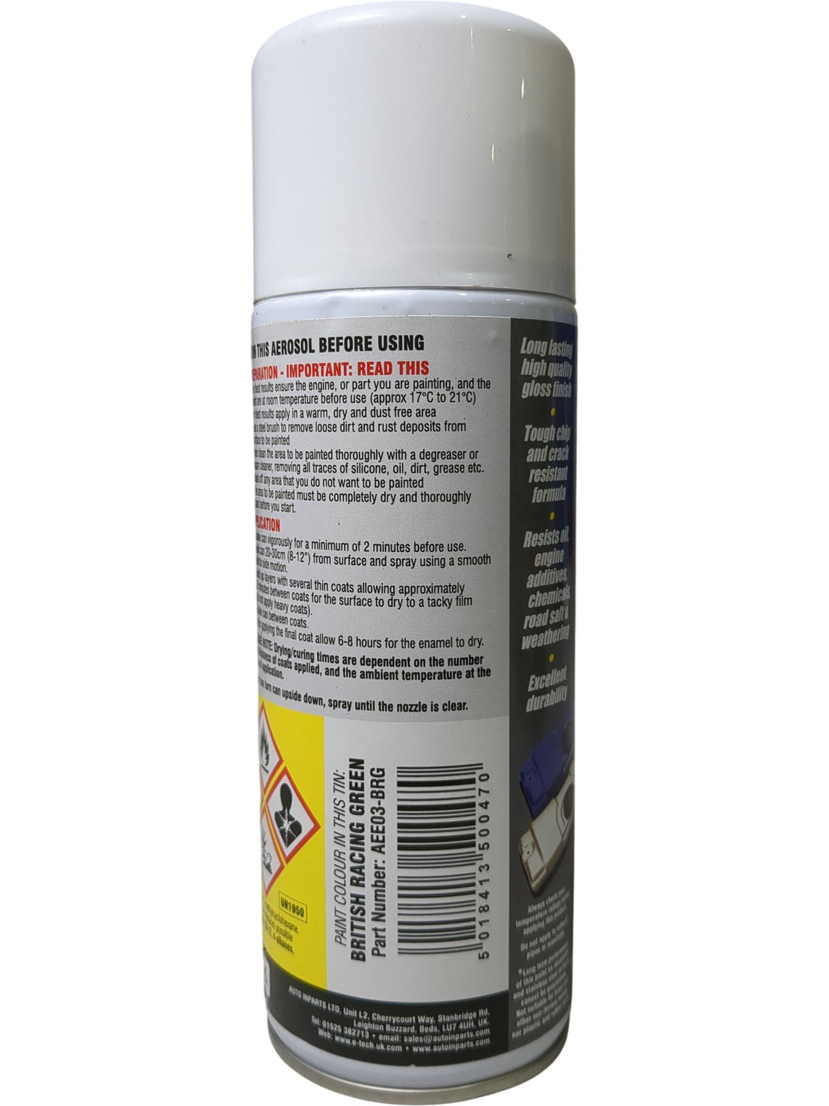 E-Tech | Engine Enamel Spray | AE003-BRG | British Racing Green
