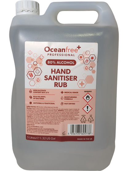 Oceanfree | Hand Sanitiser Rub | 5L