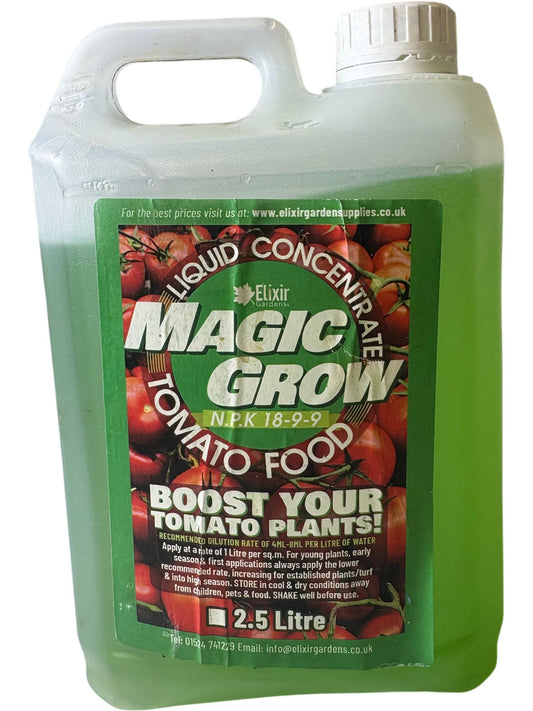 Elixir Gardens Magic Grow Tomato Food 2.5 Litre