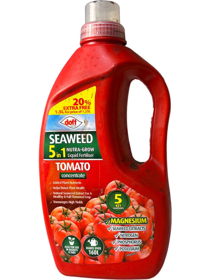 Doff Seaweed 5 in 1 Nutra-Grow Liquid Fertiliser Tomato Concentrate | 1.5L