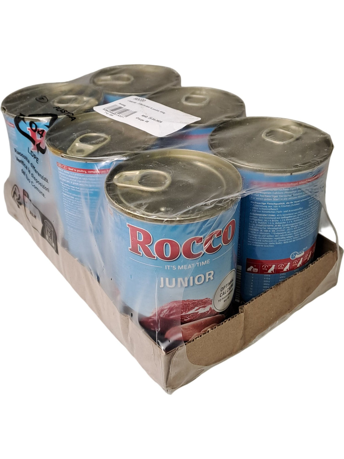 Rocco | Junior Beef & Poultry | 6 x 400g