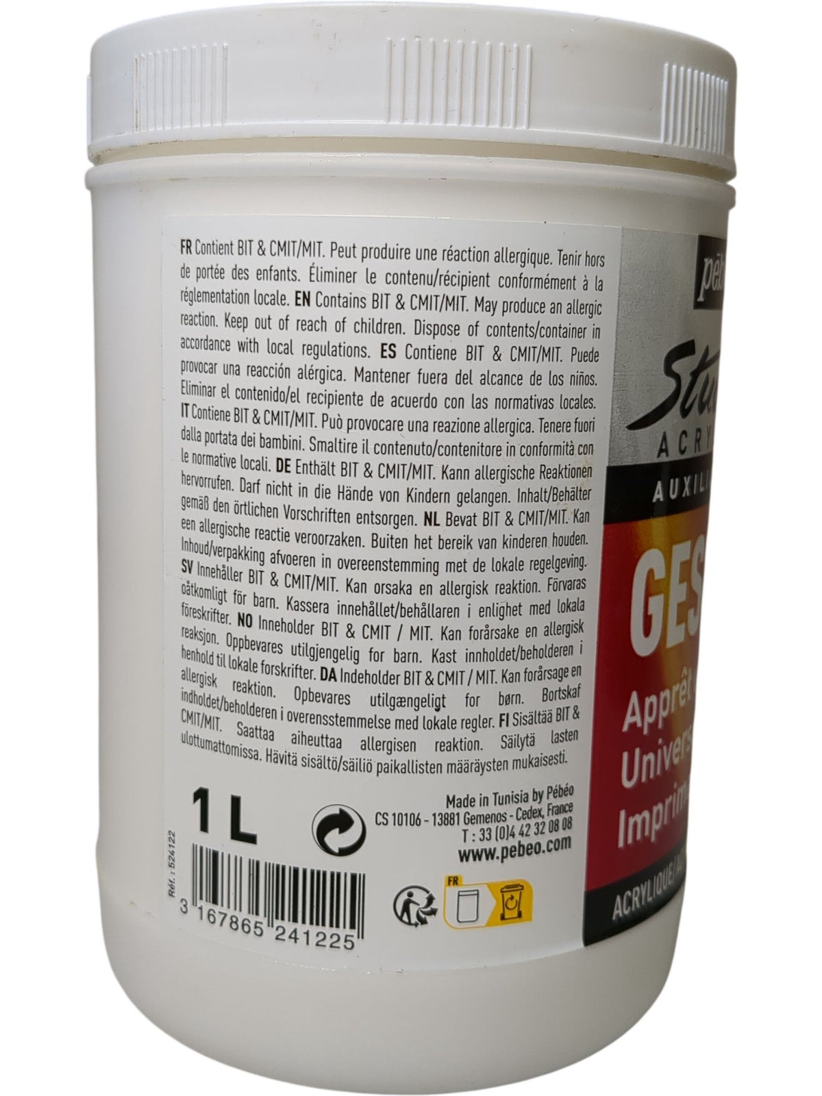 Pebeo | Studio Acrylics Gesso | 1L