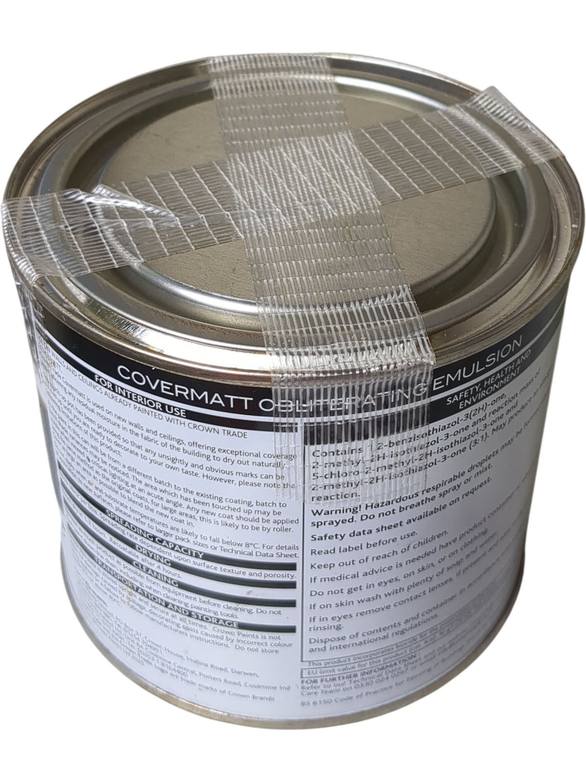 Crown Trade | Covermatt Obliterating Emulsion | Touch Up Pot | 500ml