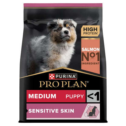 Purina | Pro Plan Medium Puppy Sensitive Skin Dog Food | Salmon 3kg