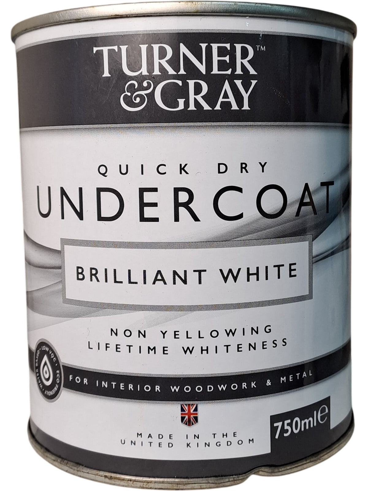 Turner & Gray | Quick Dry Undercoat | Brilliant White | 750ml