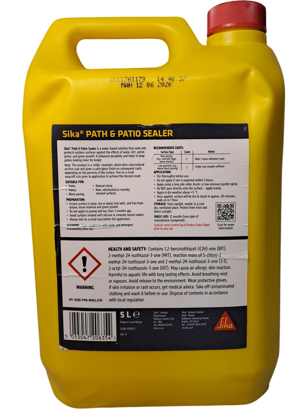 Sika | Path & Patio Sealer | 5L