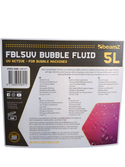 BeamZ | FBL5UV Bubble Fluid | 5L