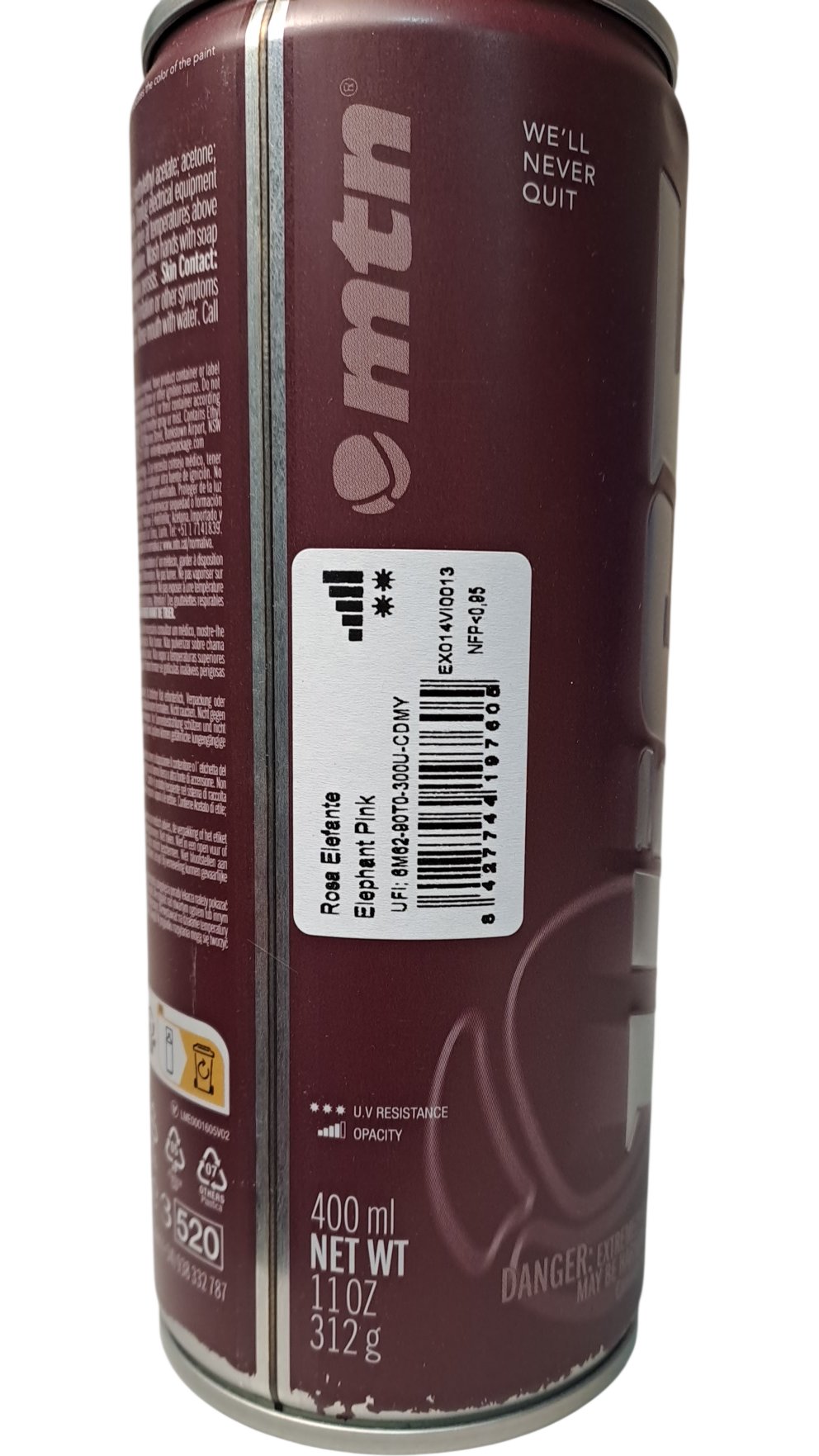 MTN | Vice Spray Paint | Elephant Pink | 400ml