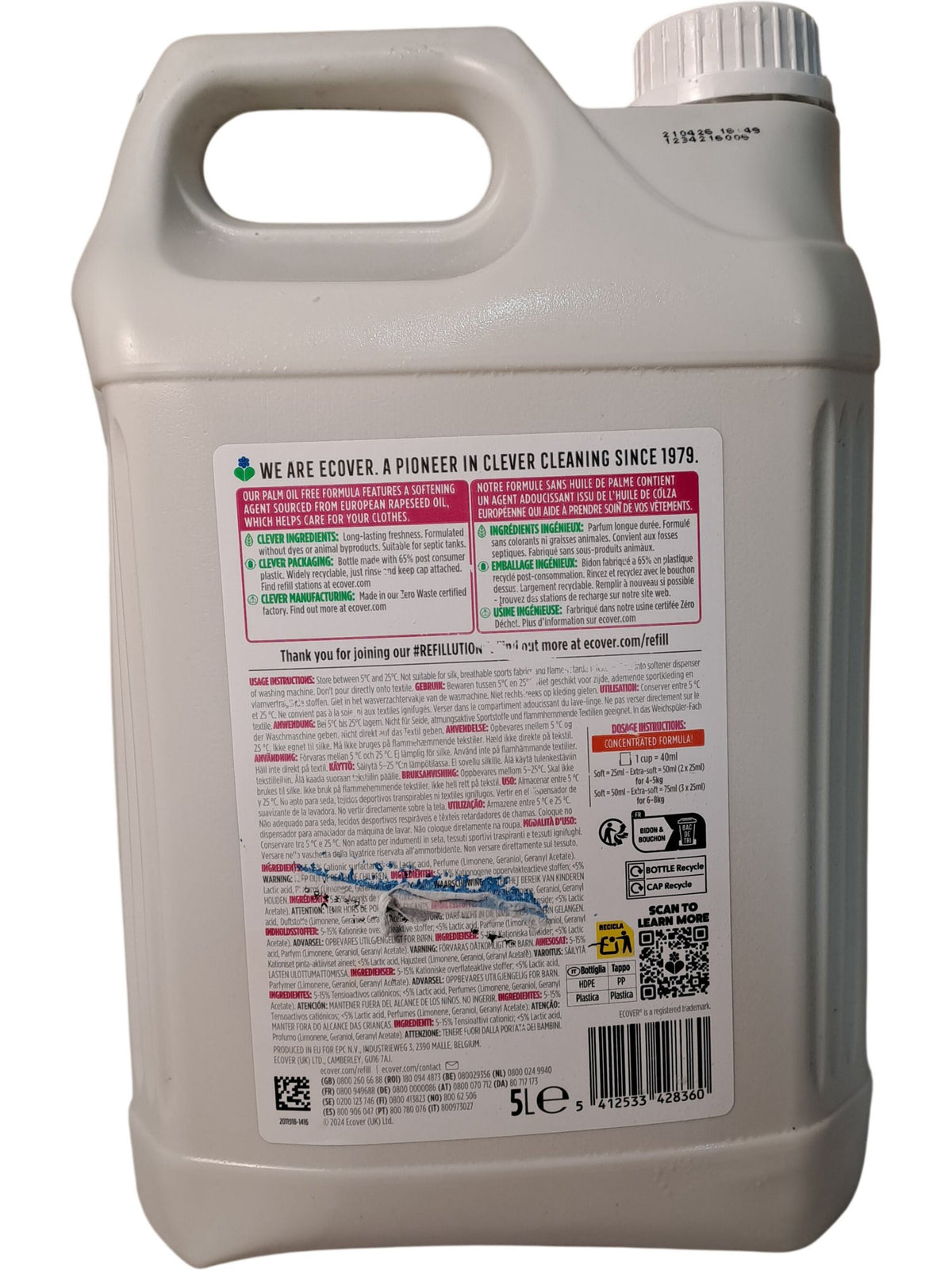 Ecover | Fabric Softener | 5L