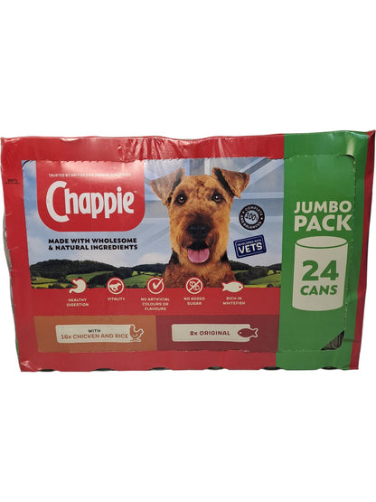 Chappie | Dog Food Jumbo Pack | 24 Cans