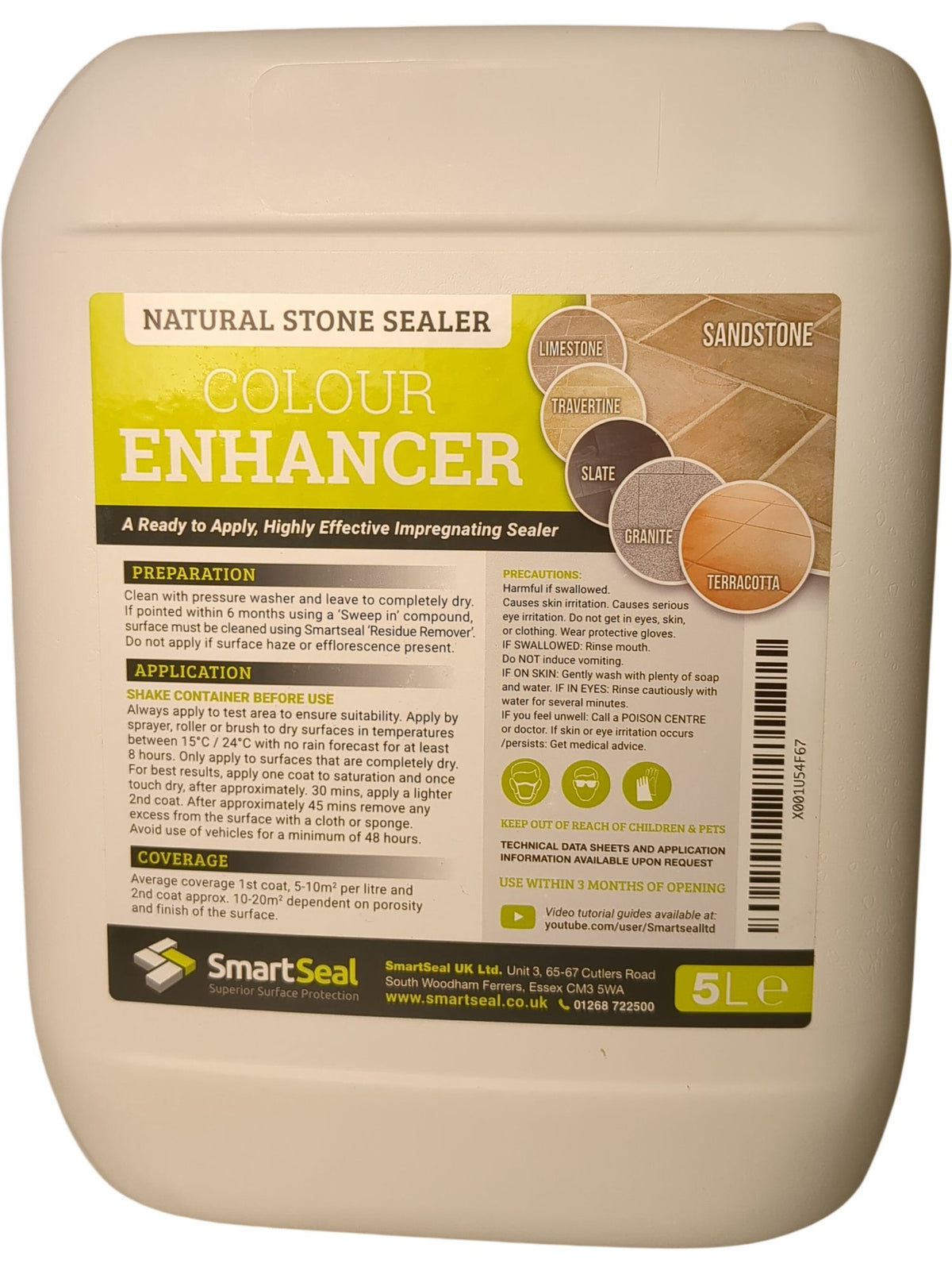 SmartSeal | Natural Stone Sealer Colour Enhancer | 5L