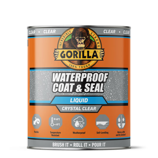 Gorilla| Waterproof Coat & Seal| Crystal Clear| 473ml