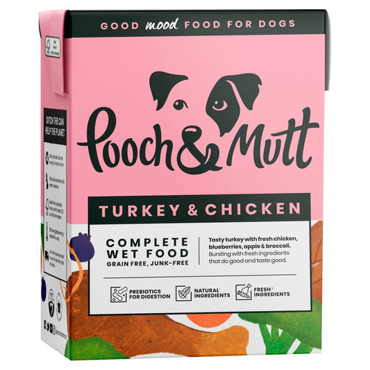 Pooch and Mutt Turkey and Chicken Wet Dog Food