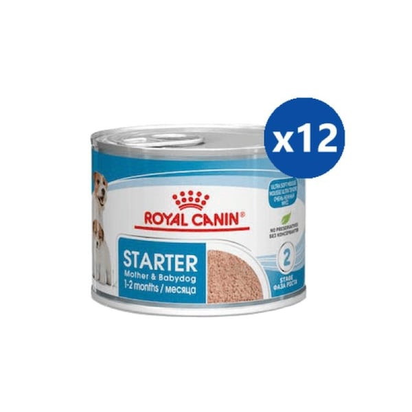 Royal canin starter mother babydog 1 to 2 months stage 2 12x195g