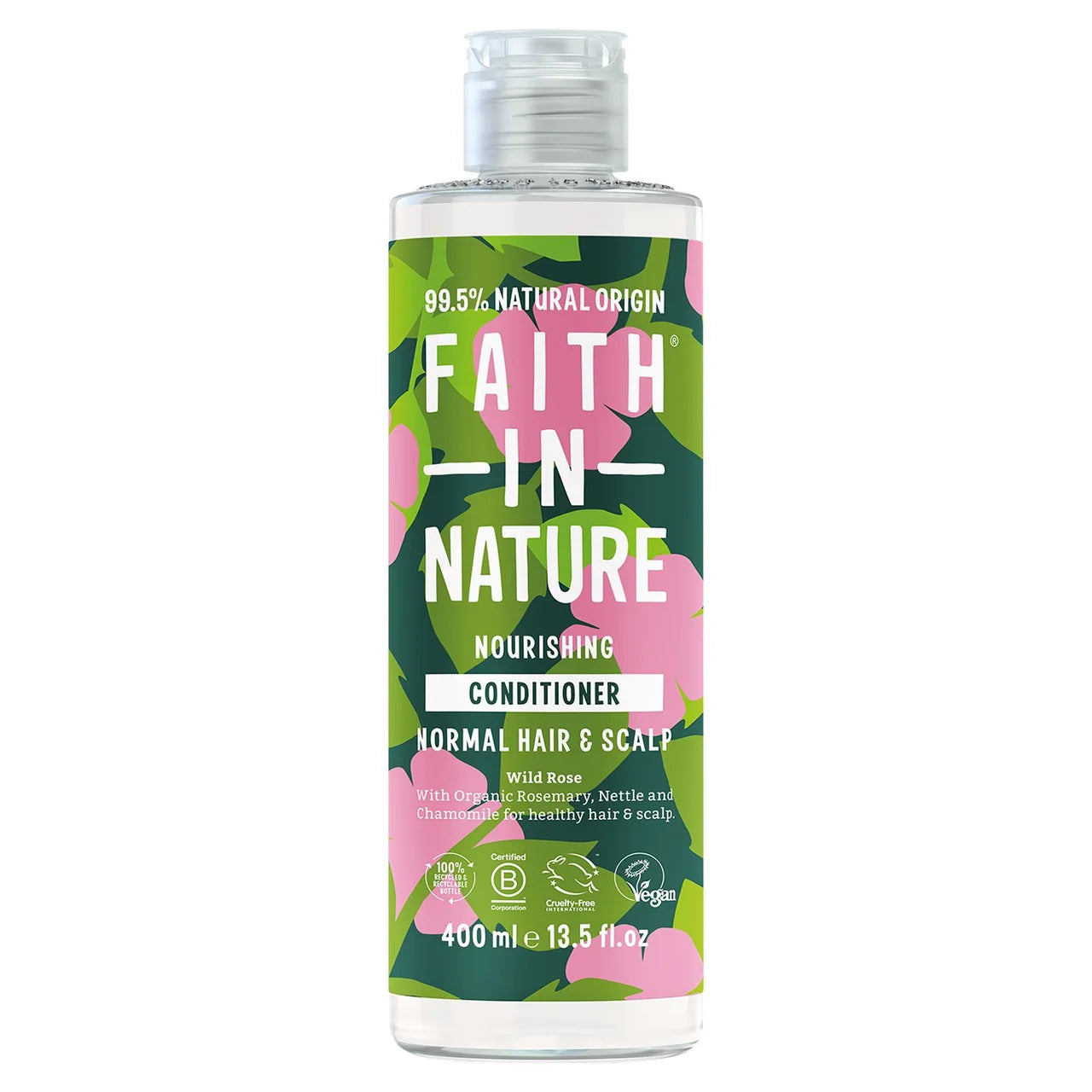 5 x 400ml| Faith In Nature| Conditioner- Wild Rose