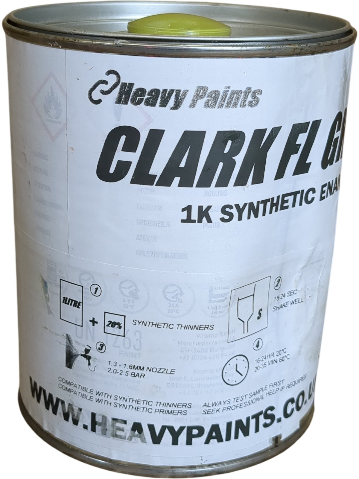 Heavy Paints | Clark FL Green 1K Synthetic Enamel | 1L