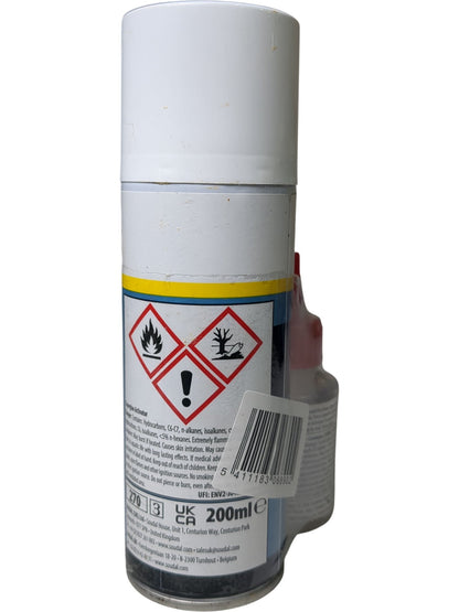 Soudal | Superglue Activator and High Viscosity Glue | 200ml + 50g