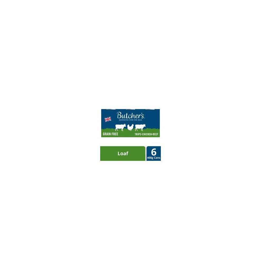 Butcher's Tripe Loaf Recipes Dog Food Tins, 6 X 400g