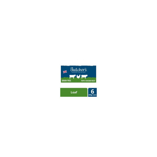 Butcher's Tripe Loaf Recipes Dog Food Tins, 6 X 400g