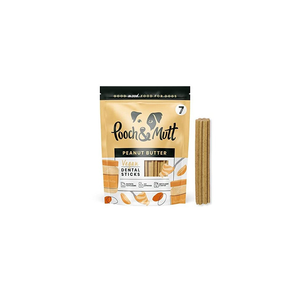 Dental Sticks by Pooch & Mutt, Peanut Butter Flavour, 251g Pack
