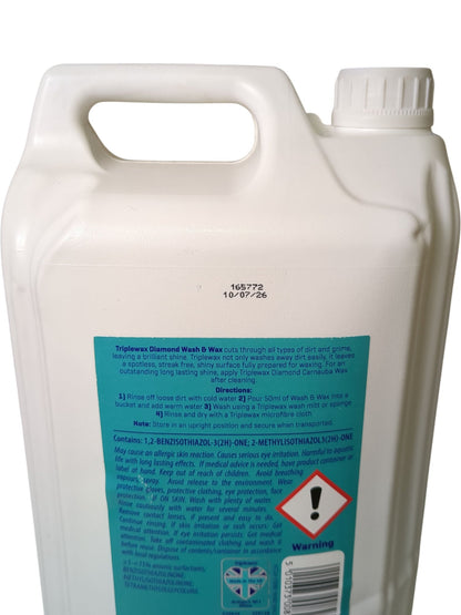Triplewax | Wash & Wax Car Shampoo | 5L
