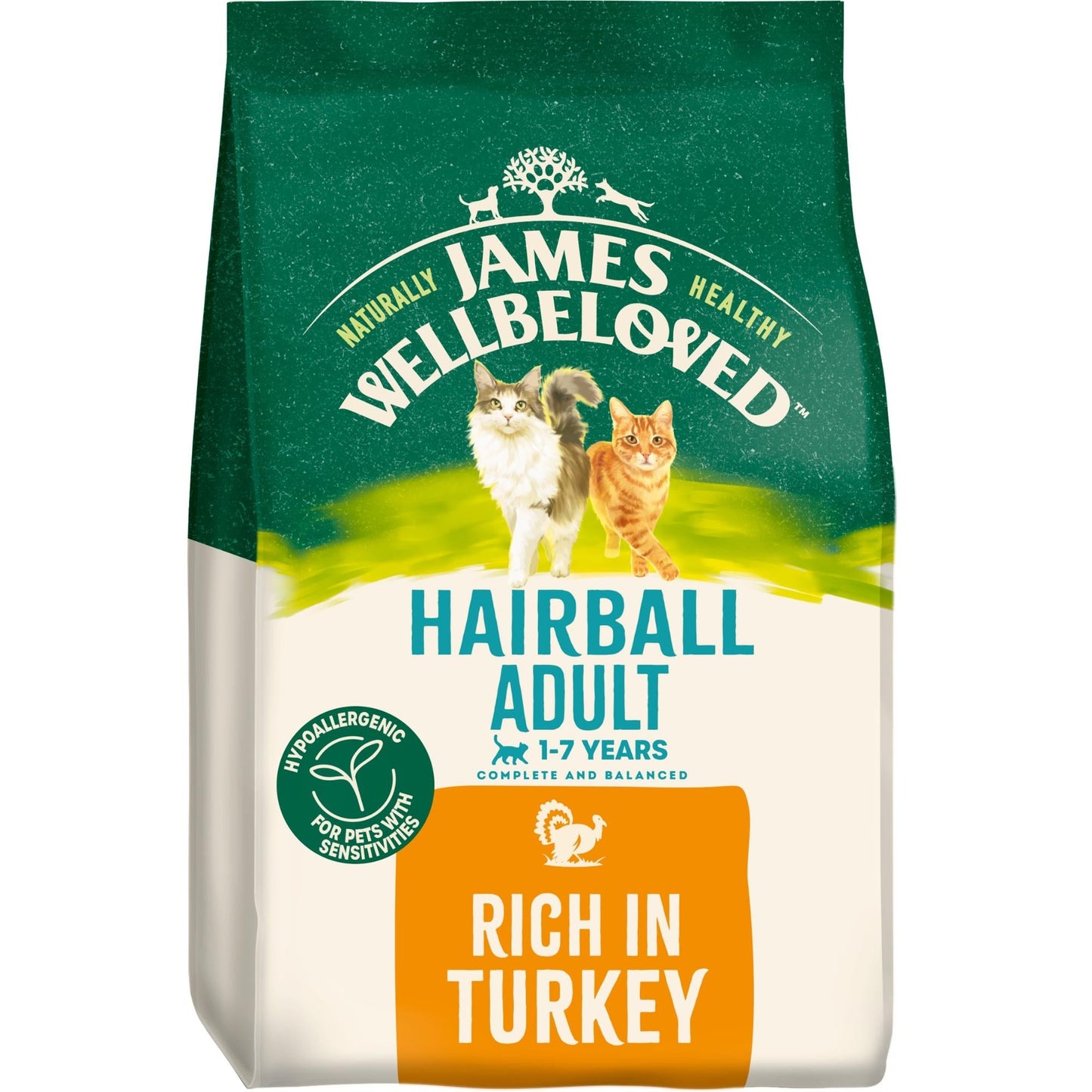 James Wellbeloved | Hairball | Adult | Turkey | 1.5kg