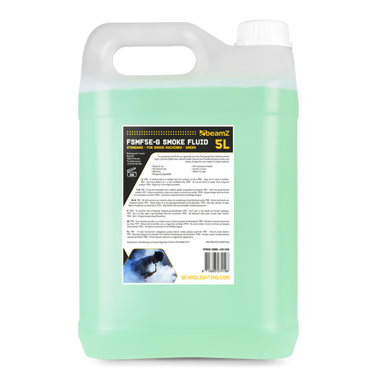 Beamz| FSMF5E-G  Smoke Fluid|Green| 5L