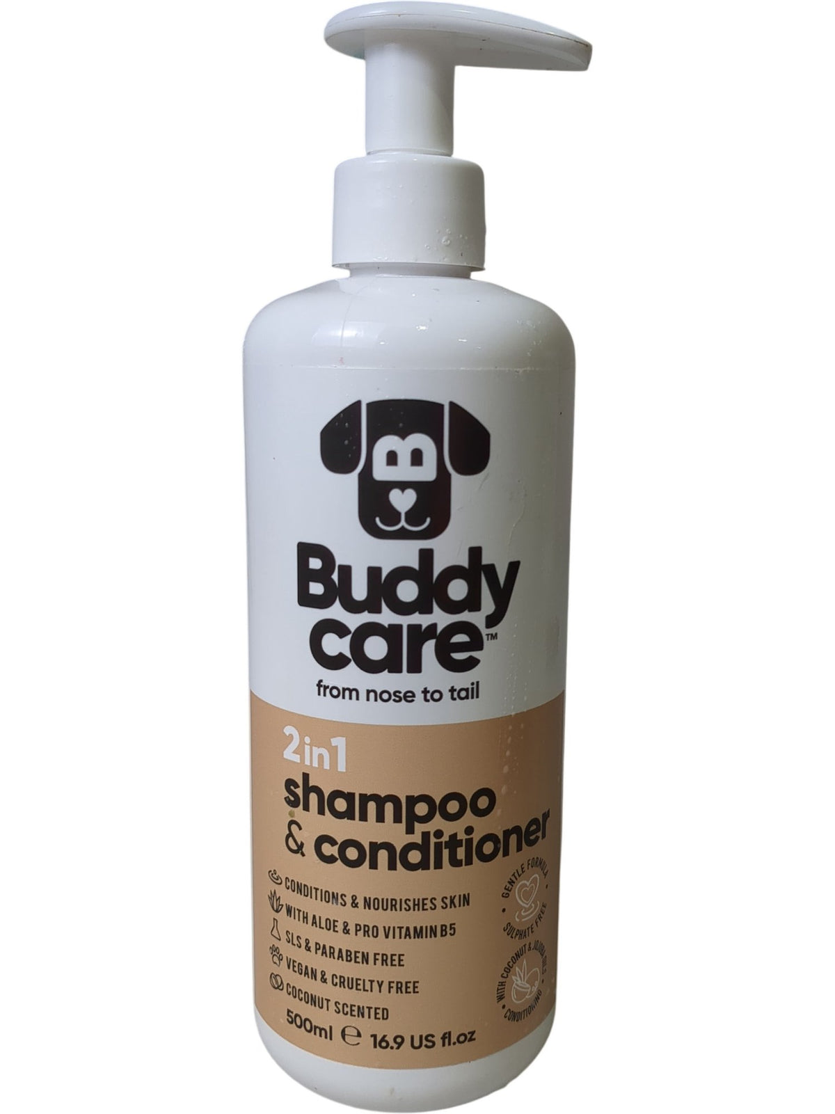 Buddy Care | 2 in 1 Shampoo & Conditioner | 500ml