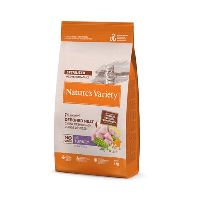 Nature's Variety | Sterilised Adult | Turkey | 7kg