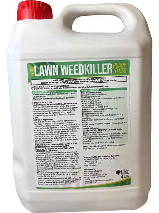 Vitrol Lawn Weedkiller Ready to Use 4L