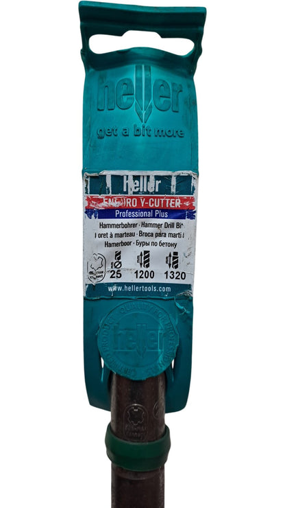 Heller | Enduro Y-Cutter Hammer Drill Bit | 25mm x 1200mm
