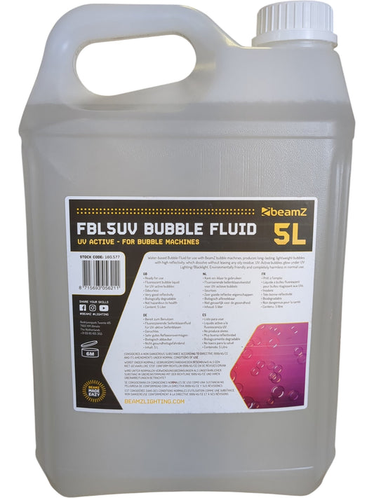 BeamZ | FBL5UV Bubble Fluid | 5L
