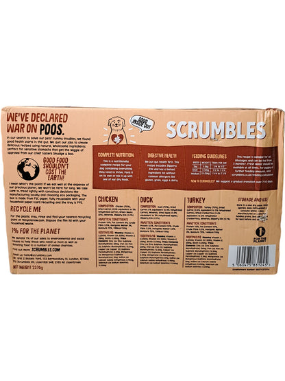 Scrumbles | Gut Friendly Wet Dog Food | Mixed Flavors | 6x395g