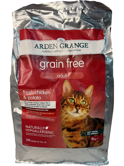 Arden Grange | Grain Free Cat Food | Fresh Chicken & Potato | 4kg
