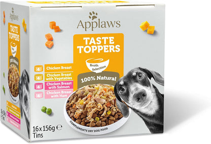 Applaws | Taste Toppers Dog Food | 16 x 156g Tins