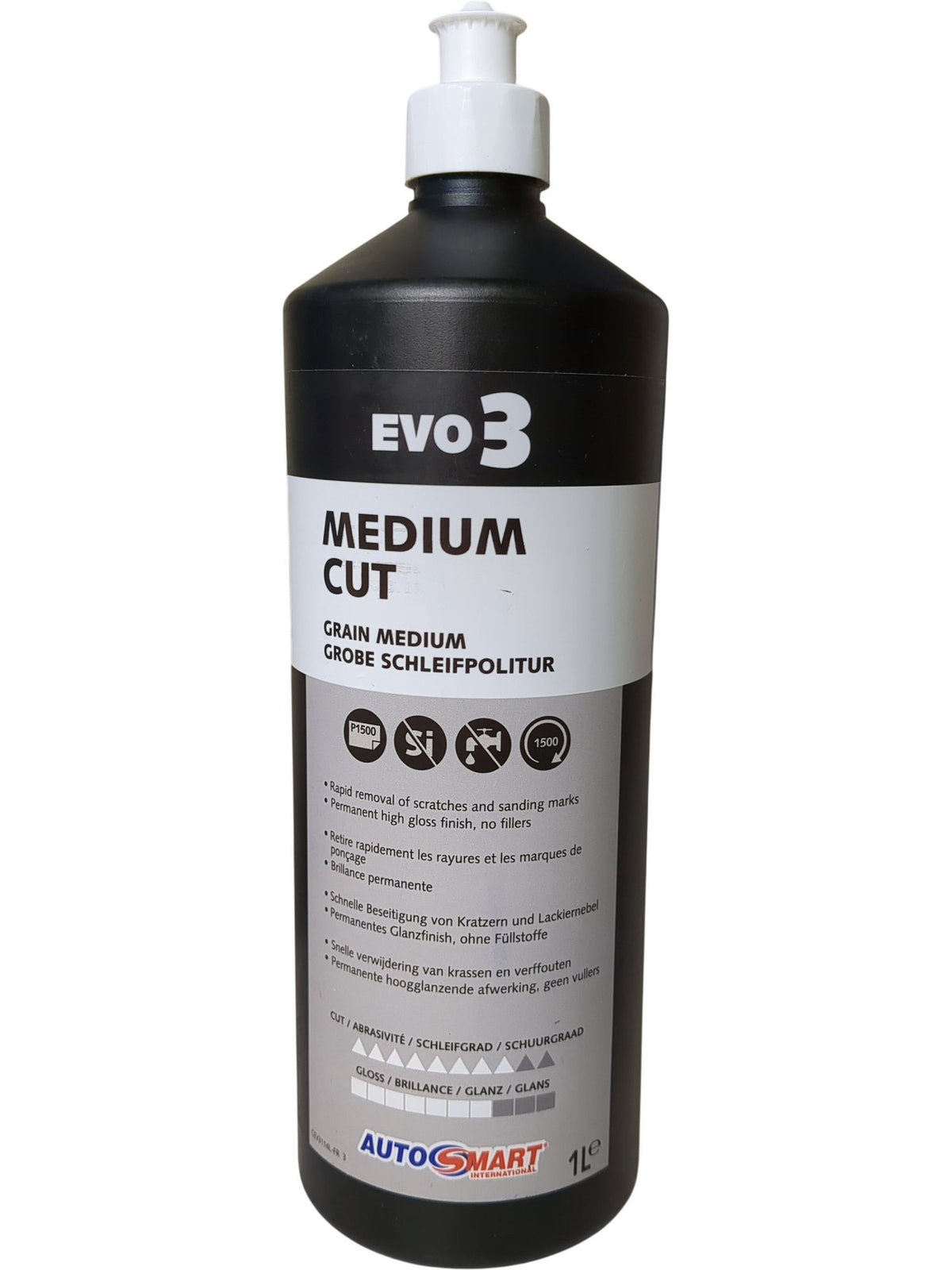 AutoSmart | EVO3 Medium Cut Polish | 1L
