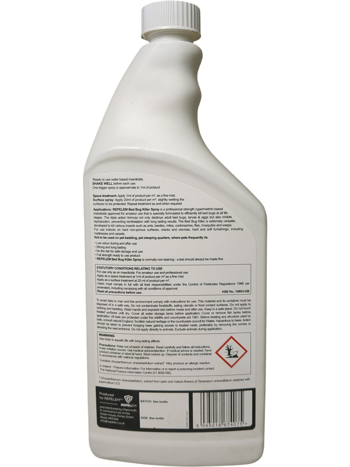 Repelem | Bed Bug Killer Spray | 1L