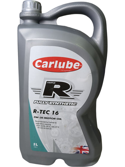 Carlube | Fully Synthetic Motor Oil | R-TEC 16 | 5L
